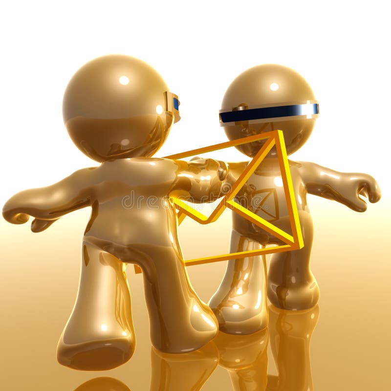 Pióra przyjaciela 3d ikony symbol ilustracji Pióra przyjaciela 3d ikony symbol ilustracji
