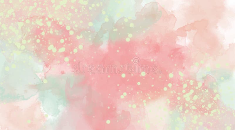 Piękna tapeta hd splash watercolor multicolor green różowy kolor pastel kolor abstrakcyjna tekstura tło. ilustracja wektor