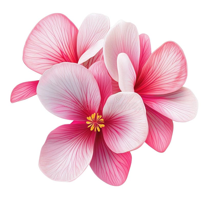 Piękny cyclamen kwiat aranżacji ilustracji