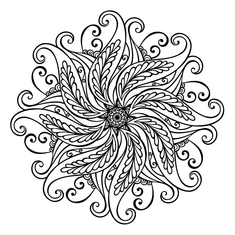 Piękny Deco mandala (wektor) royalty ilustracja Piękny Deco mandala (wektor) royalty ilustracja