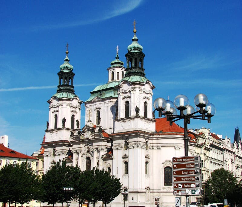 piękny kościelny Prague zdjęcia stock piękny kościelny Prague zdjęcia stock