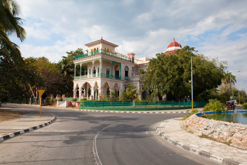 Piękny Palacio de Valle w Cienfuegos blisko Jagua hotelu, Kuba