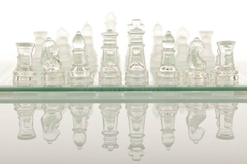 Piękny szachowy szkło