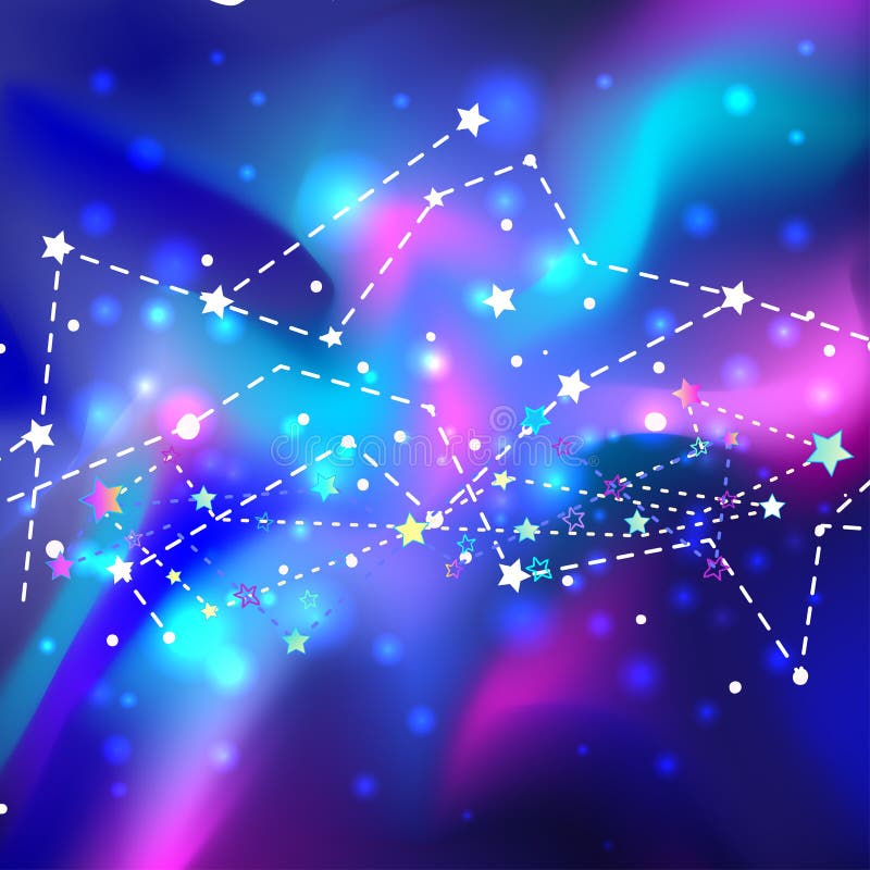 Piękny tajemniczy galaxy Wektorowy pozaziemski tło abstrakt przeciw tło żeńskiej zewnętrznej portreta przestrzeni royalty ilustracja Piękny tajemniczy galaxy Wektorowy pozaziemski tło abstrakt przeciw tło żeńskiej zewnętrznej portreta przestrzeni royalty ilustracja
