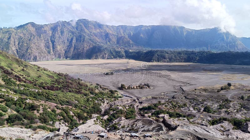 Piękny widok górskiego bromo i okolic indonezji. Piękny widok górskiego bromo i okolic wschodniego java indonesia