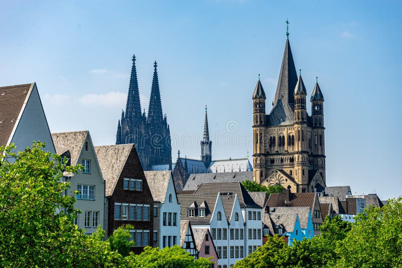 Piękny widok na katedrę w Kolonii w Niemczech