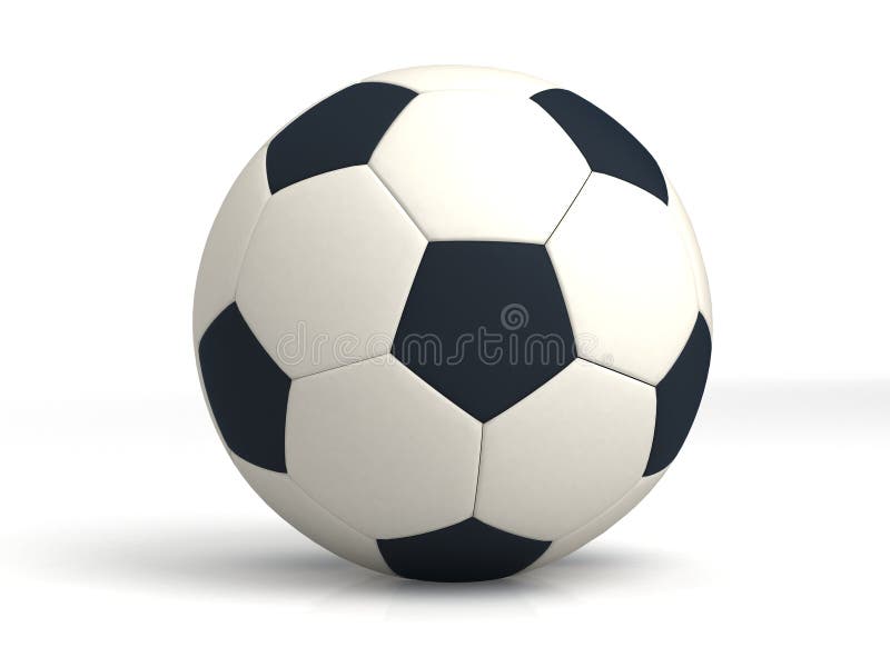 Object soccer ball with white background. Object soccer ball with white background