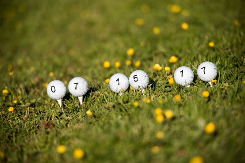Piłki golfowe obrazy stock Piłki golfowe obrazy stock