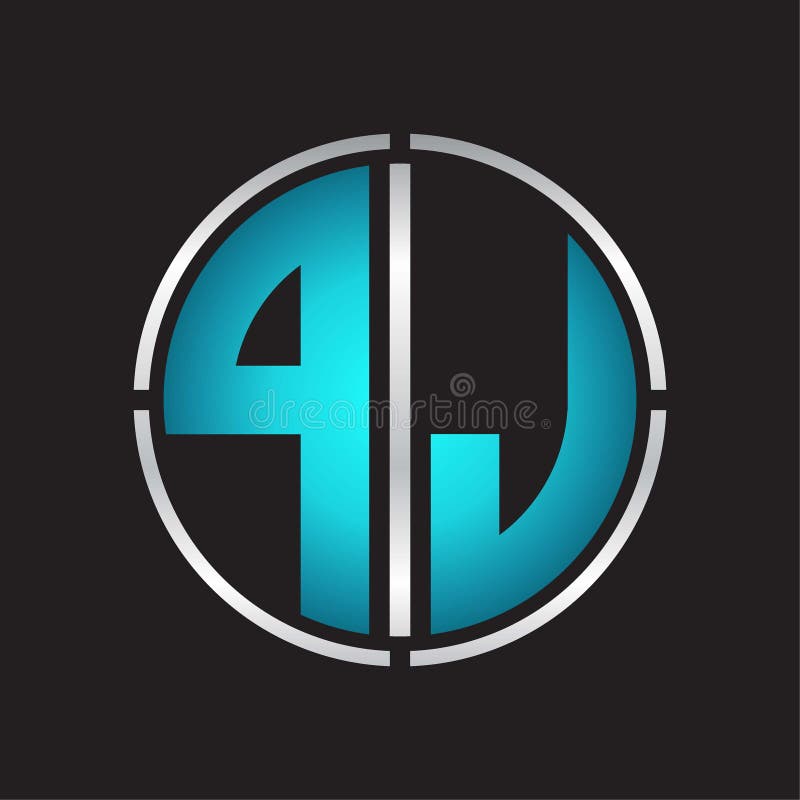 Initial Letter PJ Logo Template Design Stock Vector Illustration of