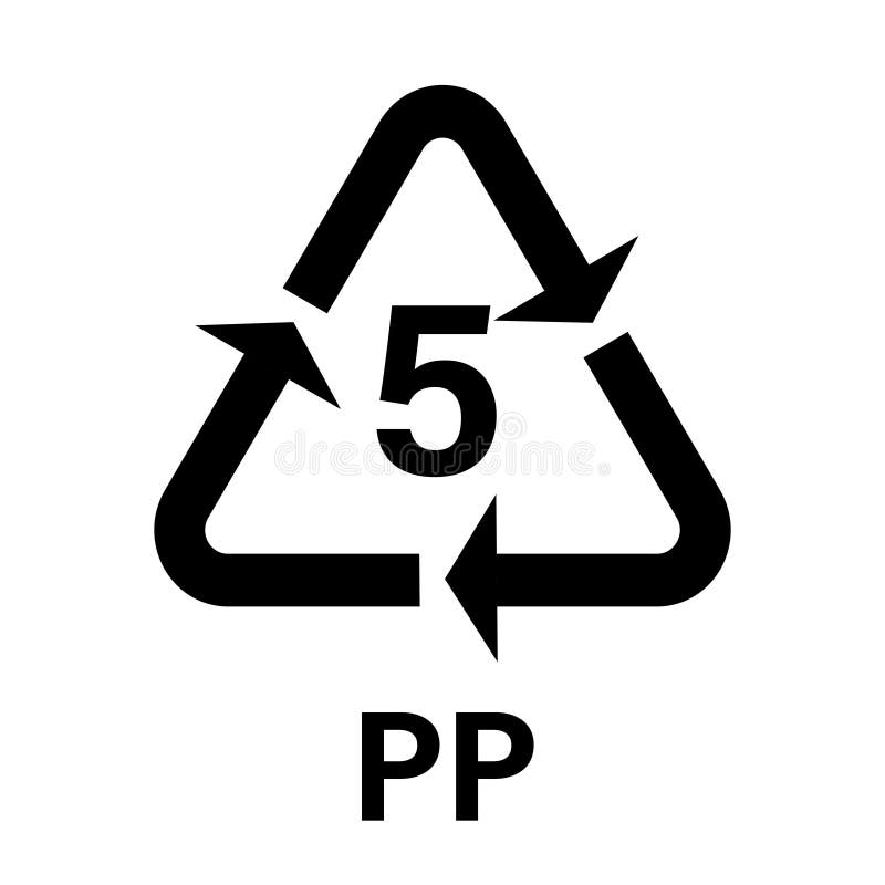 Plástico Reciclado Pp Icono Simple En El Embalaje Y La Caja Del Producto  Ilustración del Vector - Ilustración de comestibles, bucle: 223178240