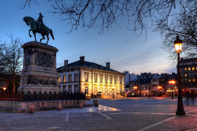 Plaats Guillaume II, de stad van Luxemburg