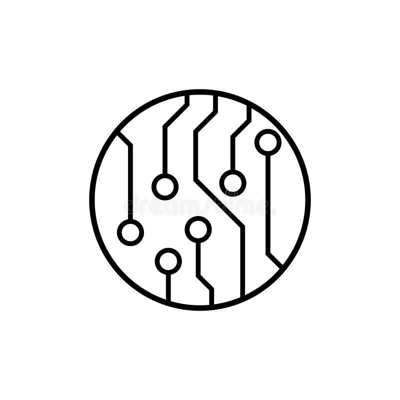Placa de circuito, ícone do vetor da tecnologia Para seu projeto da site, logotipo, app, UI Ilustração do vetor ilustração stock Placa de circuito, ícone do vetor da tecnologia Para seu projeto da site, logotipo, app, UI Ilustração do vetor ilustração stock