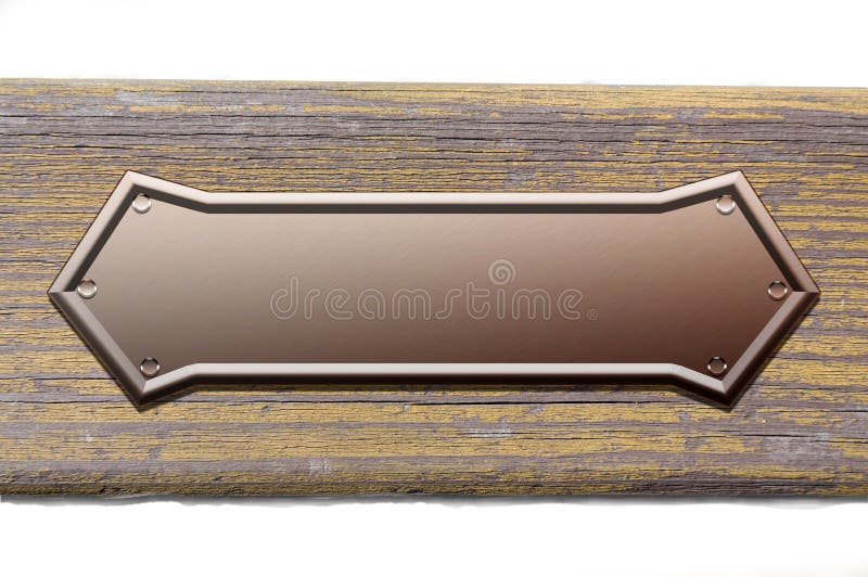 Placa de cobre imagens de stock Placa de cobre imagens de stock