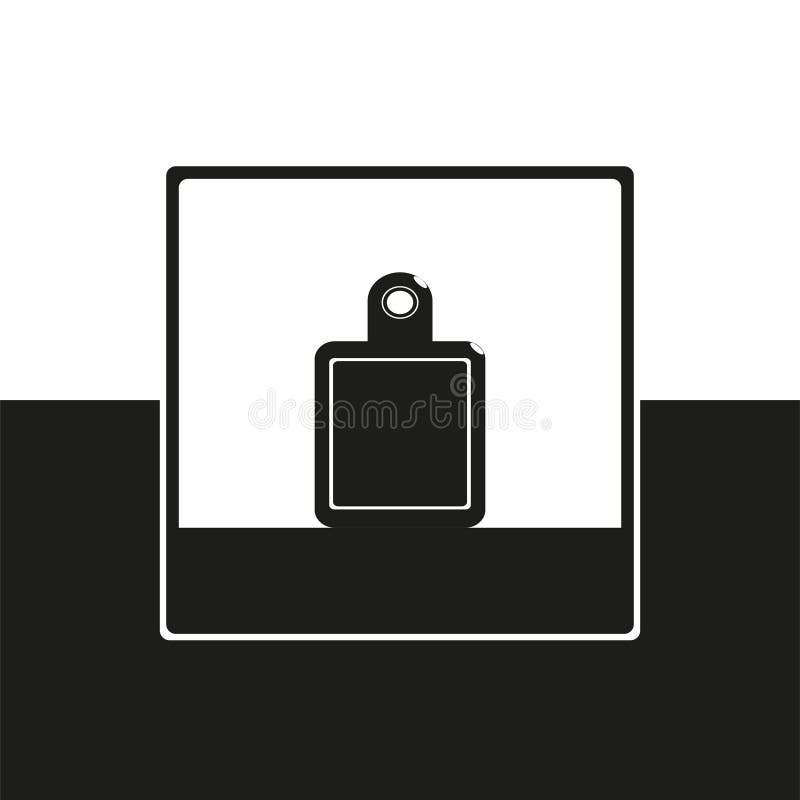 Black and white vector icon on a specific background. Black and white vector icon on a specific background.