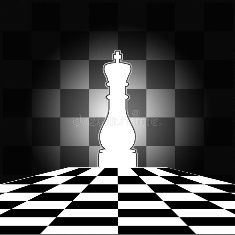 peão de xadrez com sombra de um rei de xadrez. 4742414 Vetor no Vecteezy