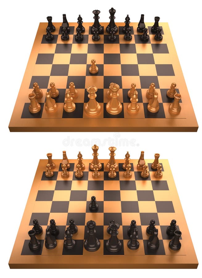 vista superior do jogo de xadrez no tabuleiro de xadrez 6724973 Foto de  stock no Vecteezy