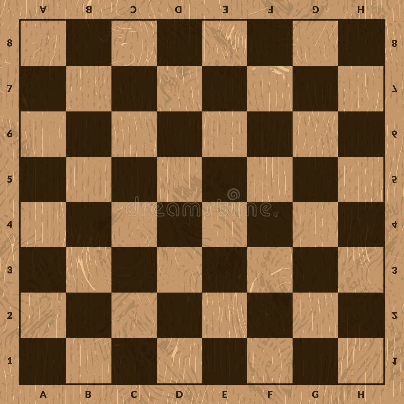 Fundo de xadrez do vetor. ornamento xadrez marrom com textura de madeira