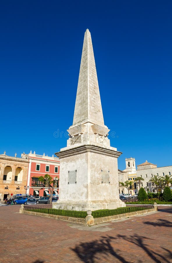 Placa des born square obelisk royalty free stock photo Placa des born square obelisk royalty free stock photo