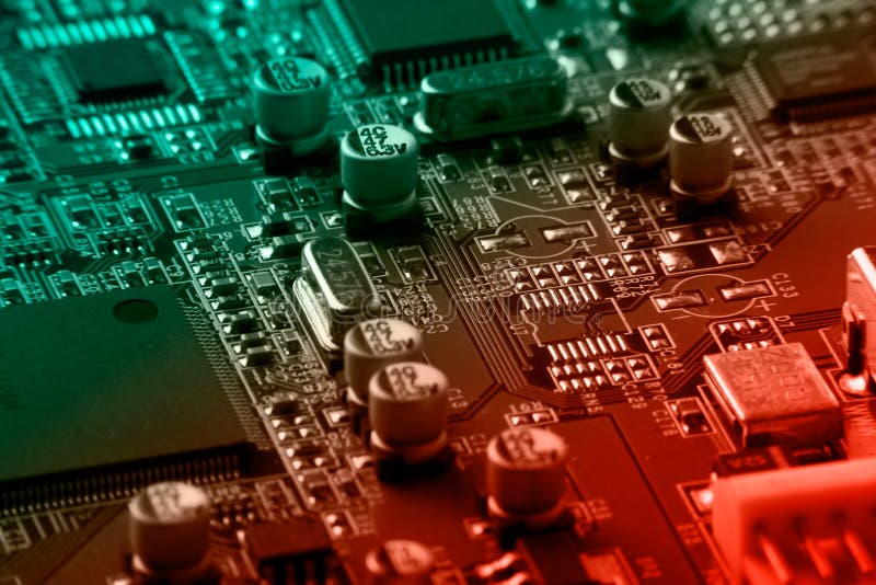 Placa do computador imagens de stock Placa do computador imagens de stock