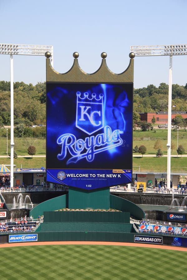 Placar do estádio de Kauffman - Kansas City Royals