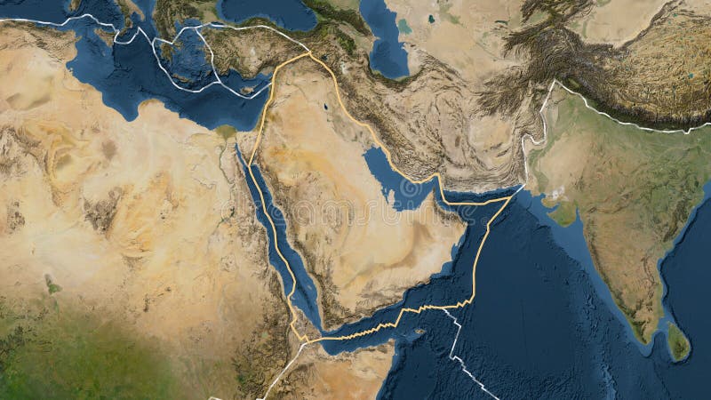 Placca araba evidenziata. faire. satellite royalty illustrazione gratis