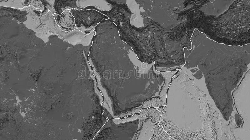 Placca araba tratteggiata. faire. bilevel illustrazione di stock