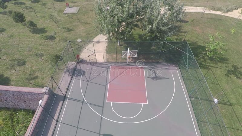 Place aérienne de basket