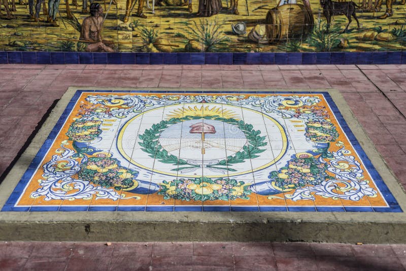 Place d'Espagne à Mendoza, Argentine photo stock