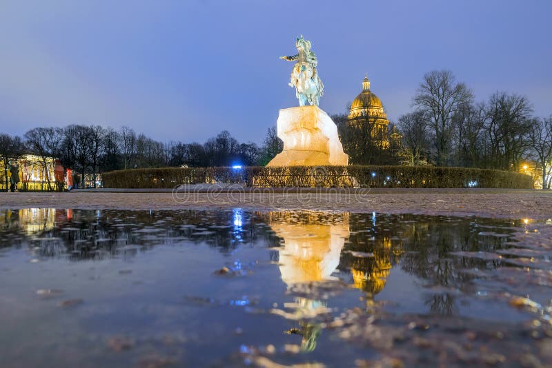 Senate Square in St. Petersburg, Russia. Senate Square in St. Petersburg, Russia.