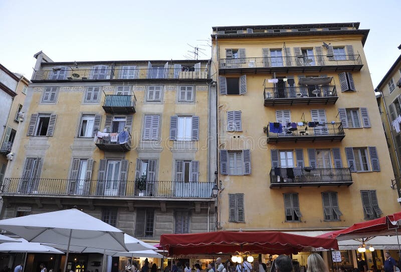 Nice, Cote d'Azur, France , French Riviera - Place Rossetti in the