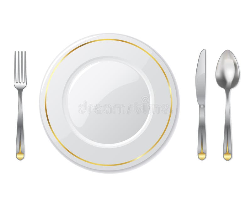 Place setting - vector illustration