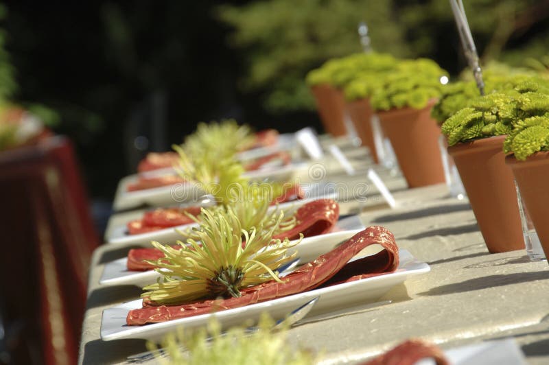 Place Settings at a Wedding Reception Stock Photo Image of reception