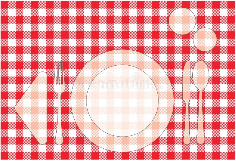 Placemat stock illustration. Illustration of towel, lunch 46715455