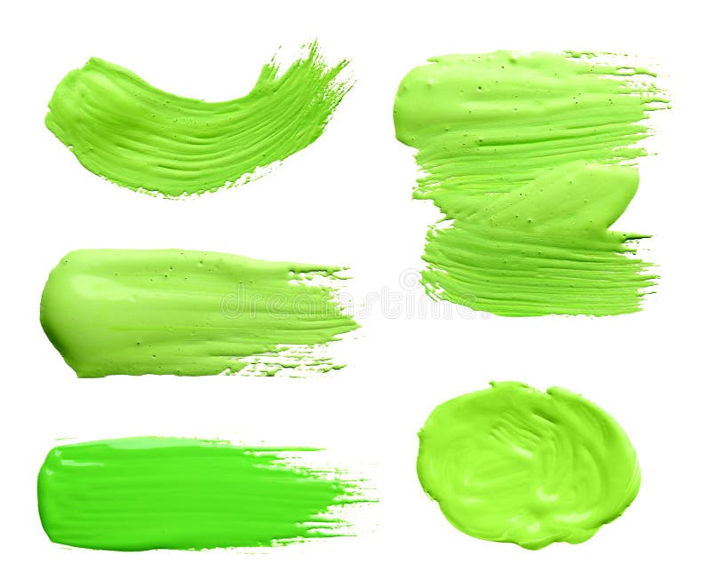 Placez avec des traçages abstraits de peinture verte sur le fond blanc illustration stock Placez avec des traçages abstraits de peinture verte sur le fond blanc illustration stock