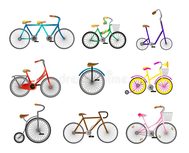 bicyclette dessin face