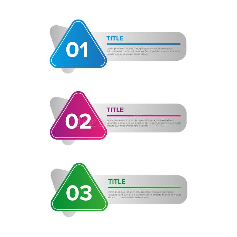 Placez de 3 éléments d'infographics Illustration de vecteur faite avec des formes et des gradients géométriques simples Conçu pou illustration stock Placez de 3 éléments d'infographics Illustration de vecteur faite avec des formes et des gradients géométriques simples Conçu pou illustration stock