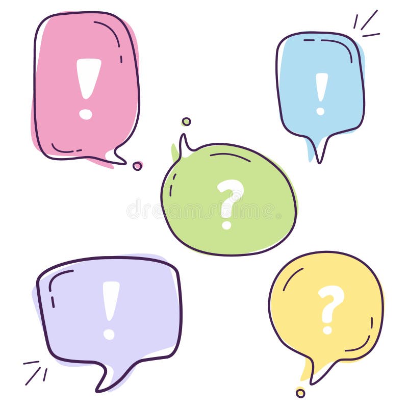 Placez l'illustration de vecteur des bulles colorées de la parole de dialogue avec des icônes laissez le ` s parler avec la ligne illustration stock Placez l'illustration de vecteur des bulles colorées de la parole de dialogue avec des icônes laissez le ` s parler avec la ligne illustration stock