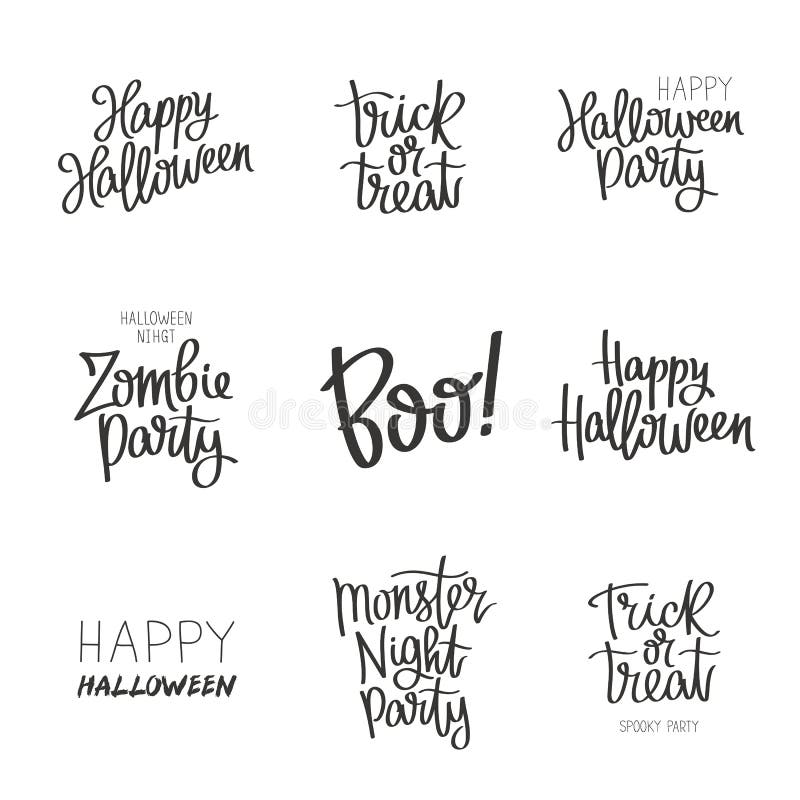 Placez les citations Halloween illustration de vecteur Placez les citations Halloween illustration de vecteur