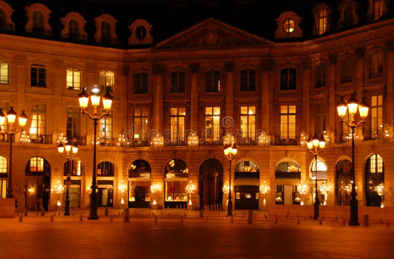 Placez Vendome, Paris photo libre de droits Placez Vendome, Paris photo libre de droits