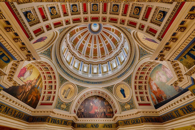 Plafond rotunda de capitol de la Pennsylvanie photos stock Plafond rotunda de capitol de la Pennsylvanie photos stock