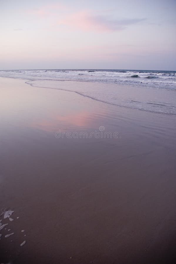 Cocoa Beach at Sunset. Cocoa Beach at Sunset