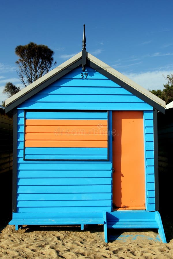 Bathing box at Brighton beach, Melbourne. Bathing box at Brighton beach, Melbourne