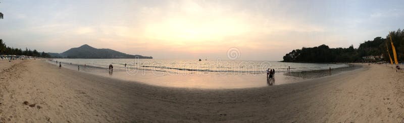 Plage de Kamala image libre de droits