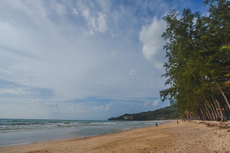 Plage de Kamala photo libre de droits