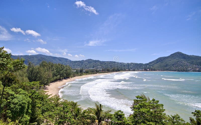 Plage de Kamala. Phuket, Thaïlande photographie stock