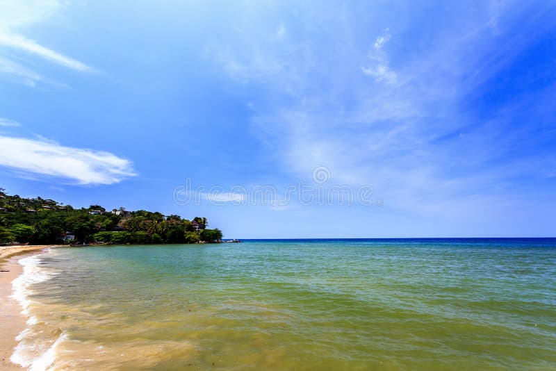 Plage de Kamala, Phuket, Thaïlande photo libre de droits