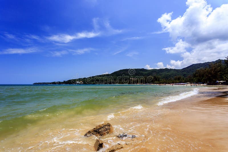 Plage de Kamala, phuket, Thaïlande photos libres de droits
