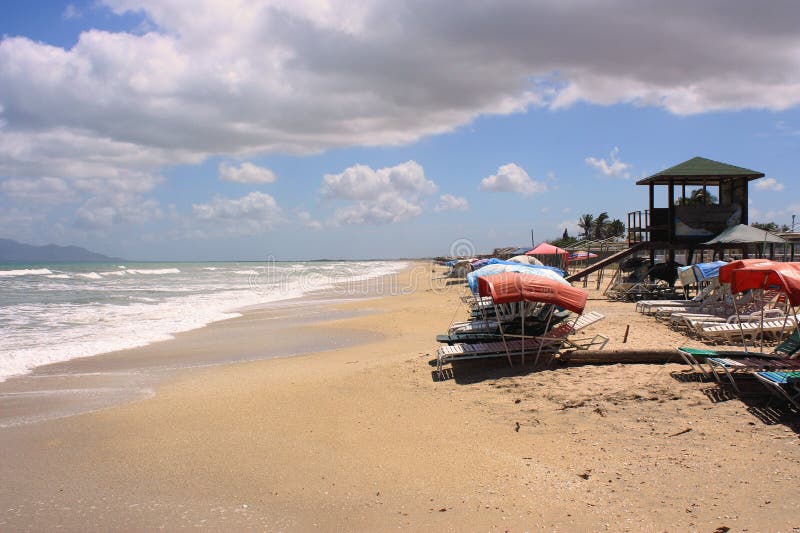Plage en isla de margarita Venezuela photo libre de droits Plage en isla de margarita Venezuela photo libre de droits