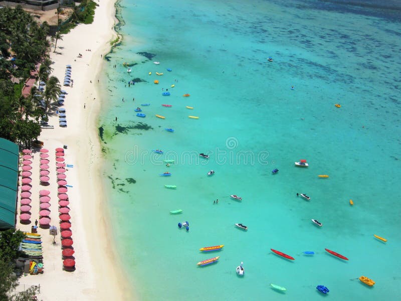 Plage en île de la Guam photos libres de droits Plage en île de la Guam photos libres de droits