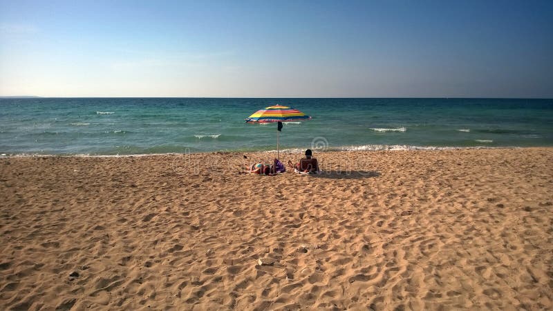 Plage isolée photographie stock Plage isolée photographie stock